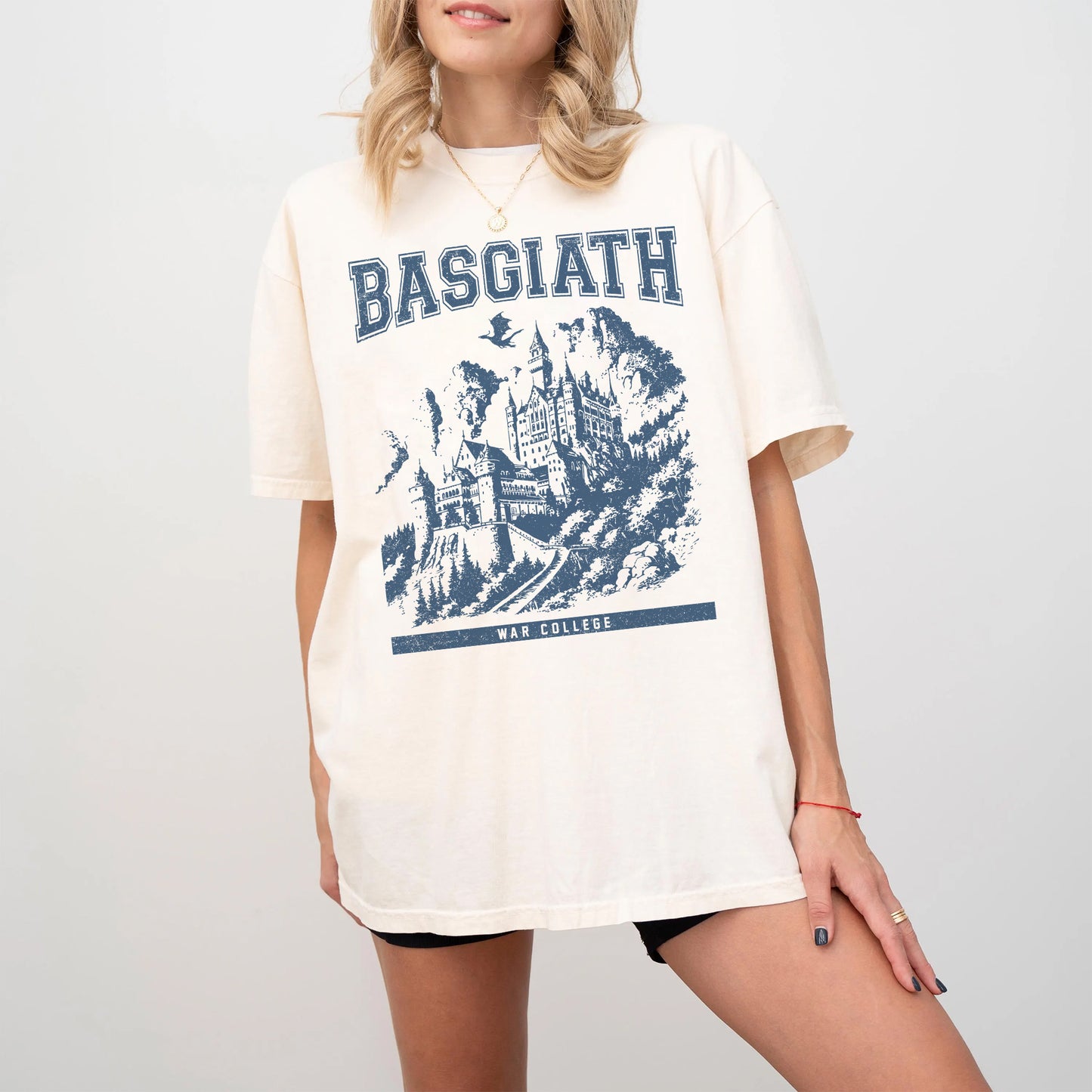 Basgiath War College T-Shirt | Fourth Wing Dragon Rider Tee