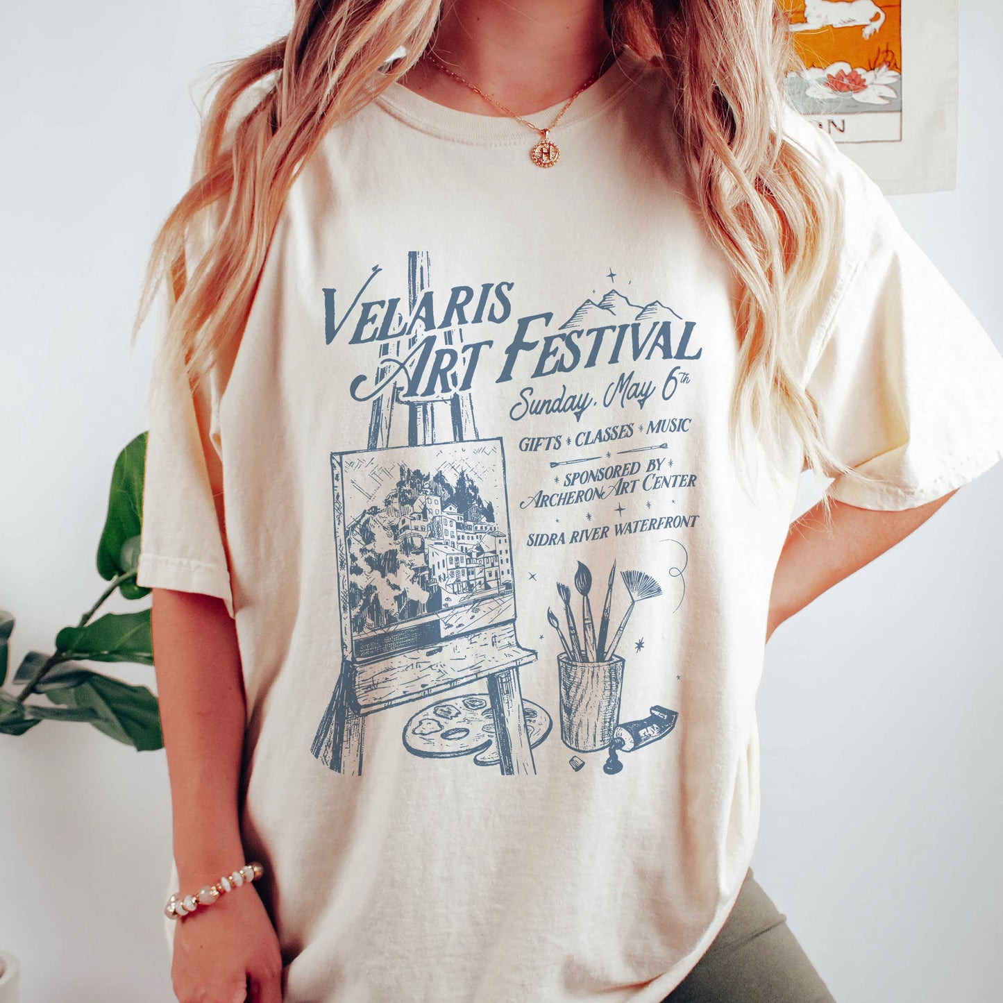Velaris Art Festival Comfort Colors T-Shirt – ACOTAR Inspired