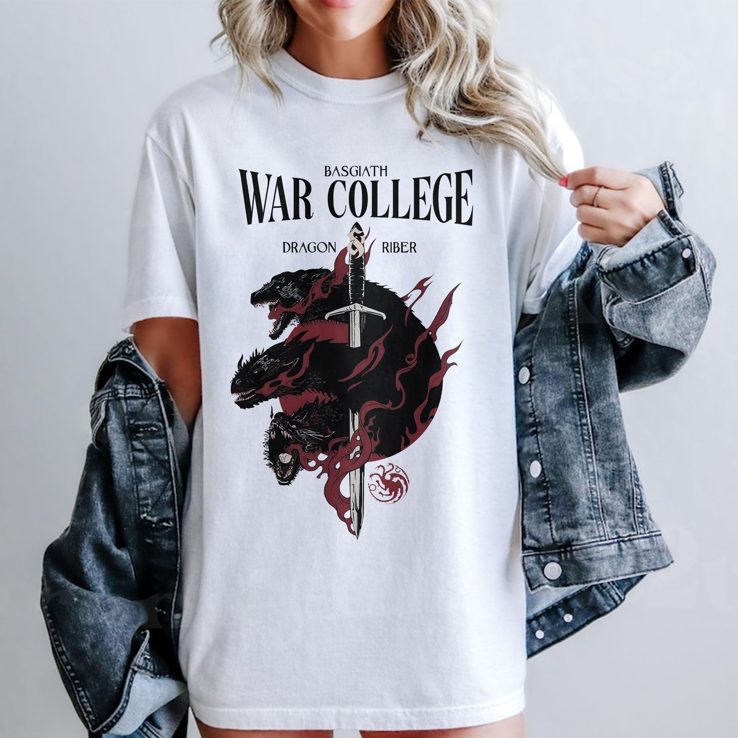 Basgiath War College T-Shirt | Fourth Wing Dragon Rider Tee