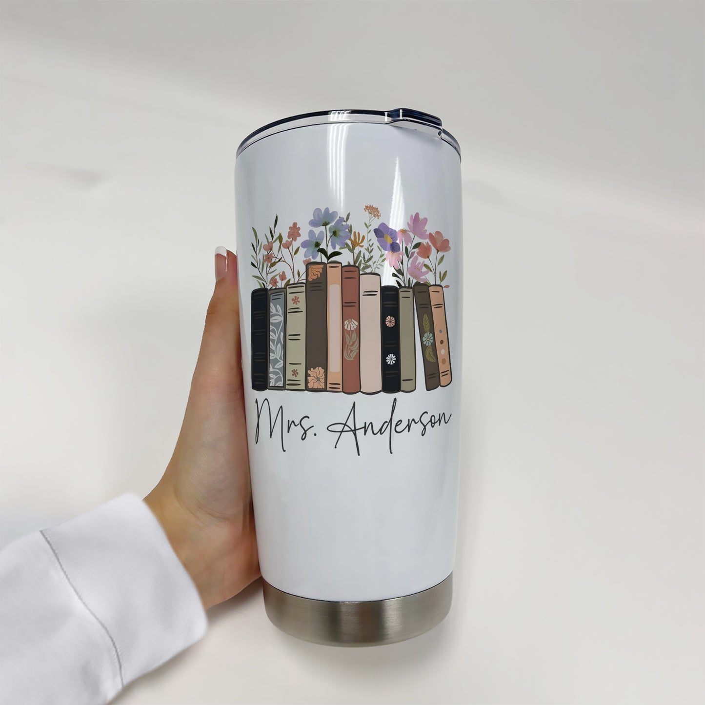 Custom Name Bookish Tumbler