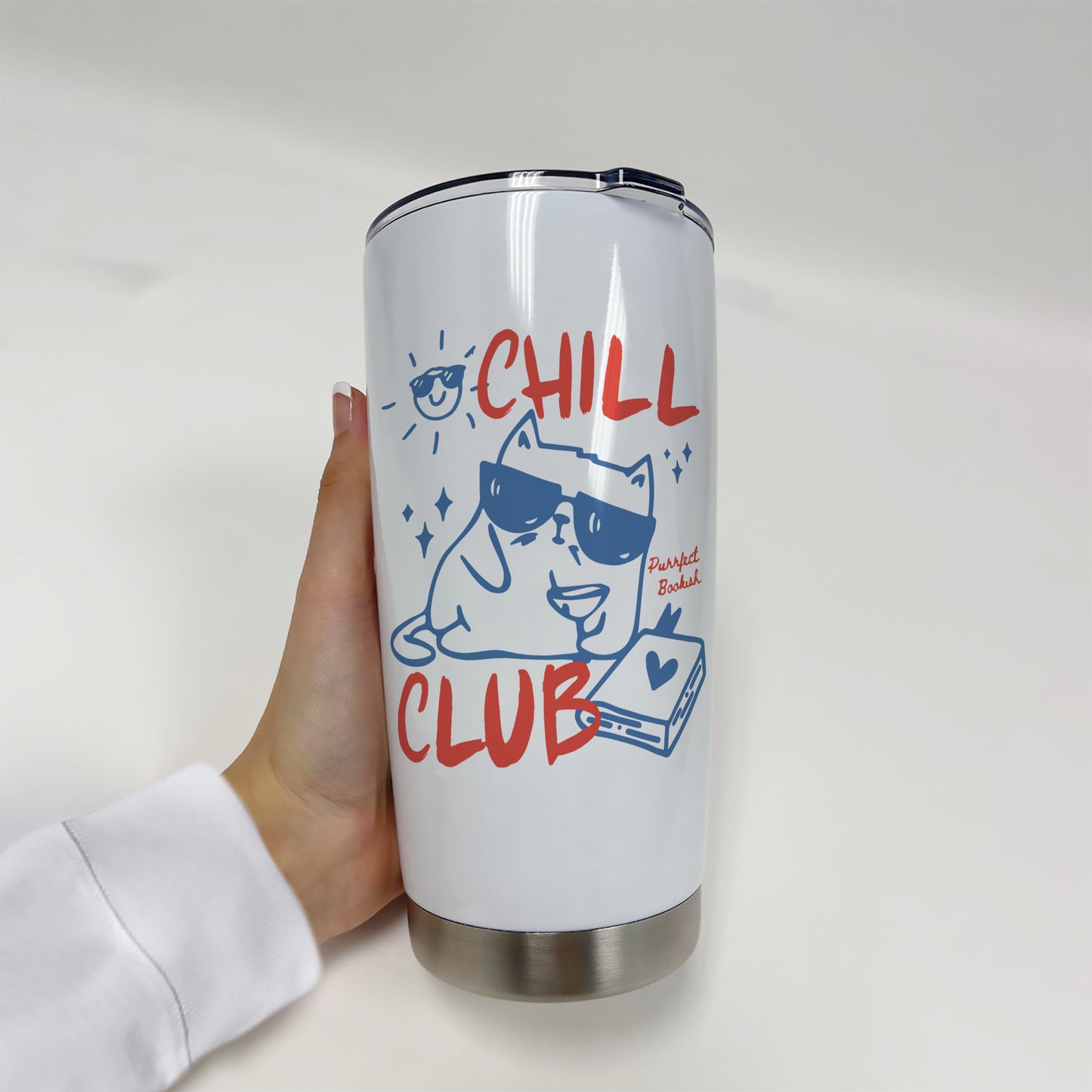 Chill Club Bookish Tumbler