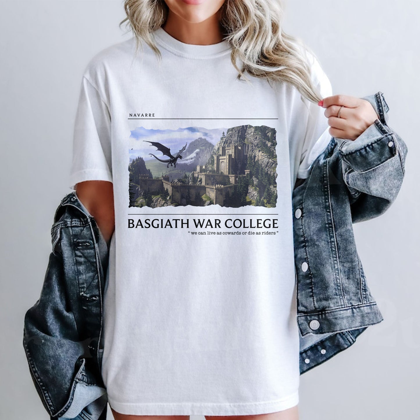 Basgiath War College T-Shirt | Fourth Wing Dragon Rider Tee
