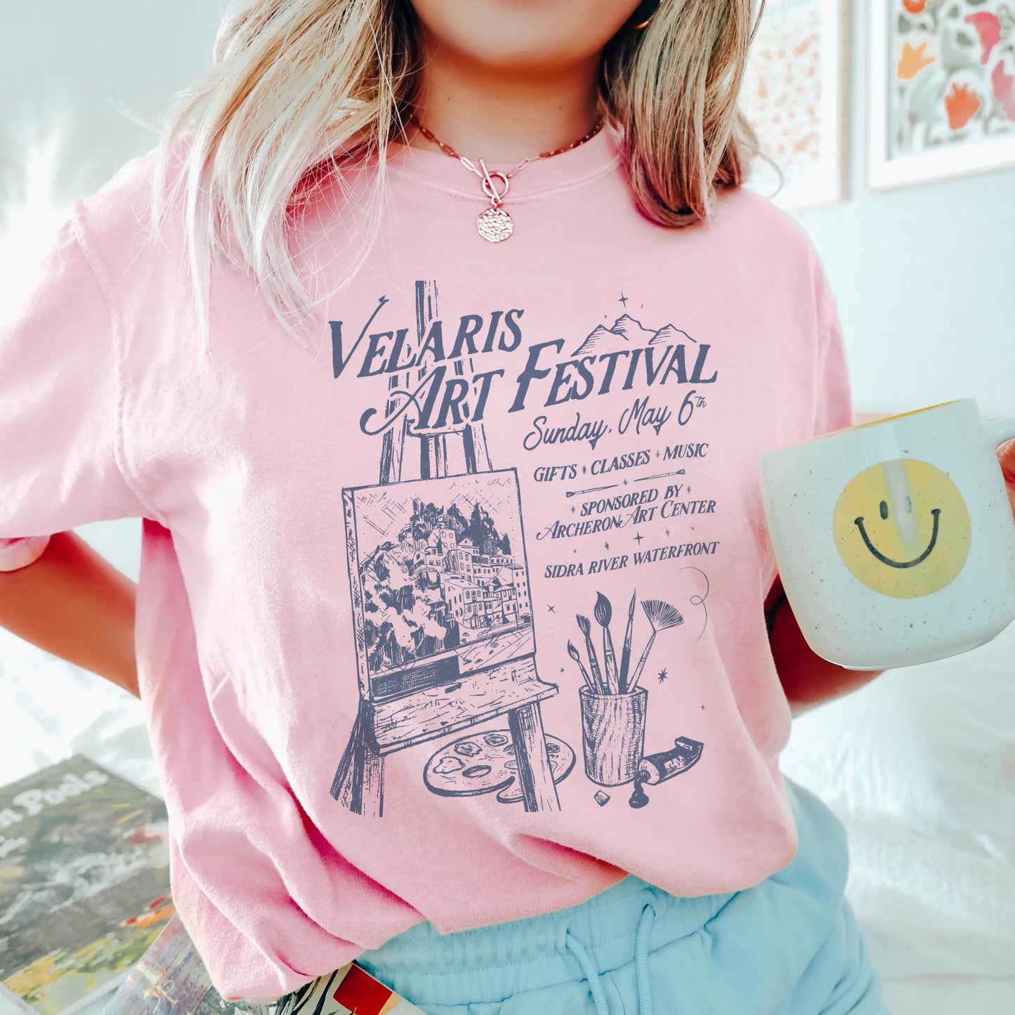 Velaris Art Festival Comfort Colors T-Shirt – ACOTAR Inspired