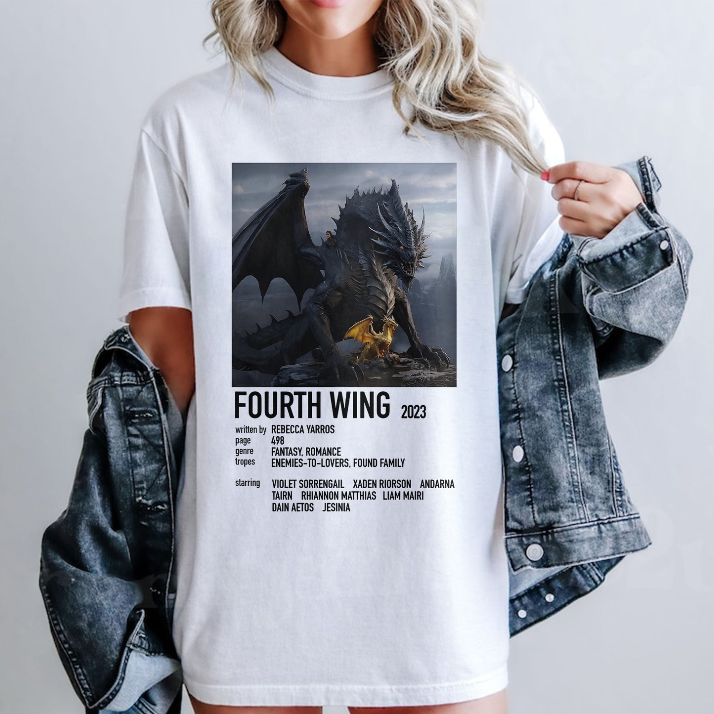 Fourth Wing Poster T-Shirt