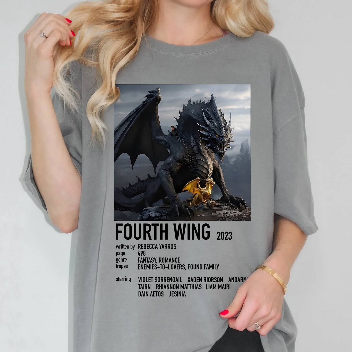 Fourth Wing Poster T-Shirt
