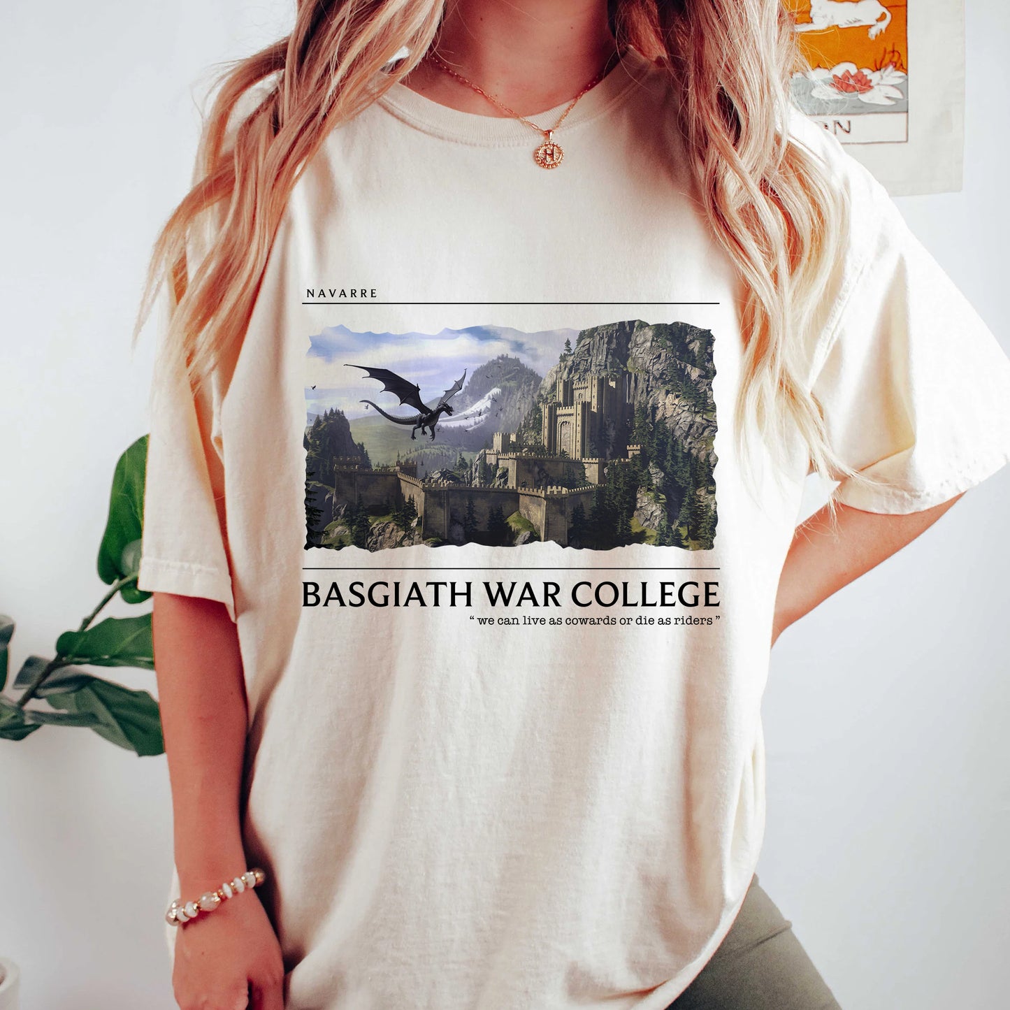 Basgiath War College T-Shirt | Fourth Wing Dragon Rider Tee