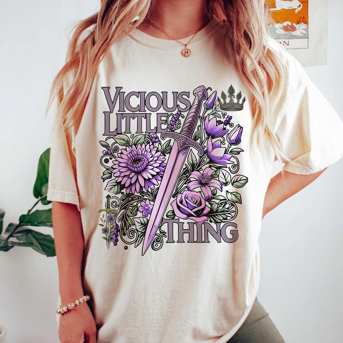 Vicious but Pretty Tee – Dark Fantasy Comfort Shirt
