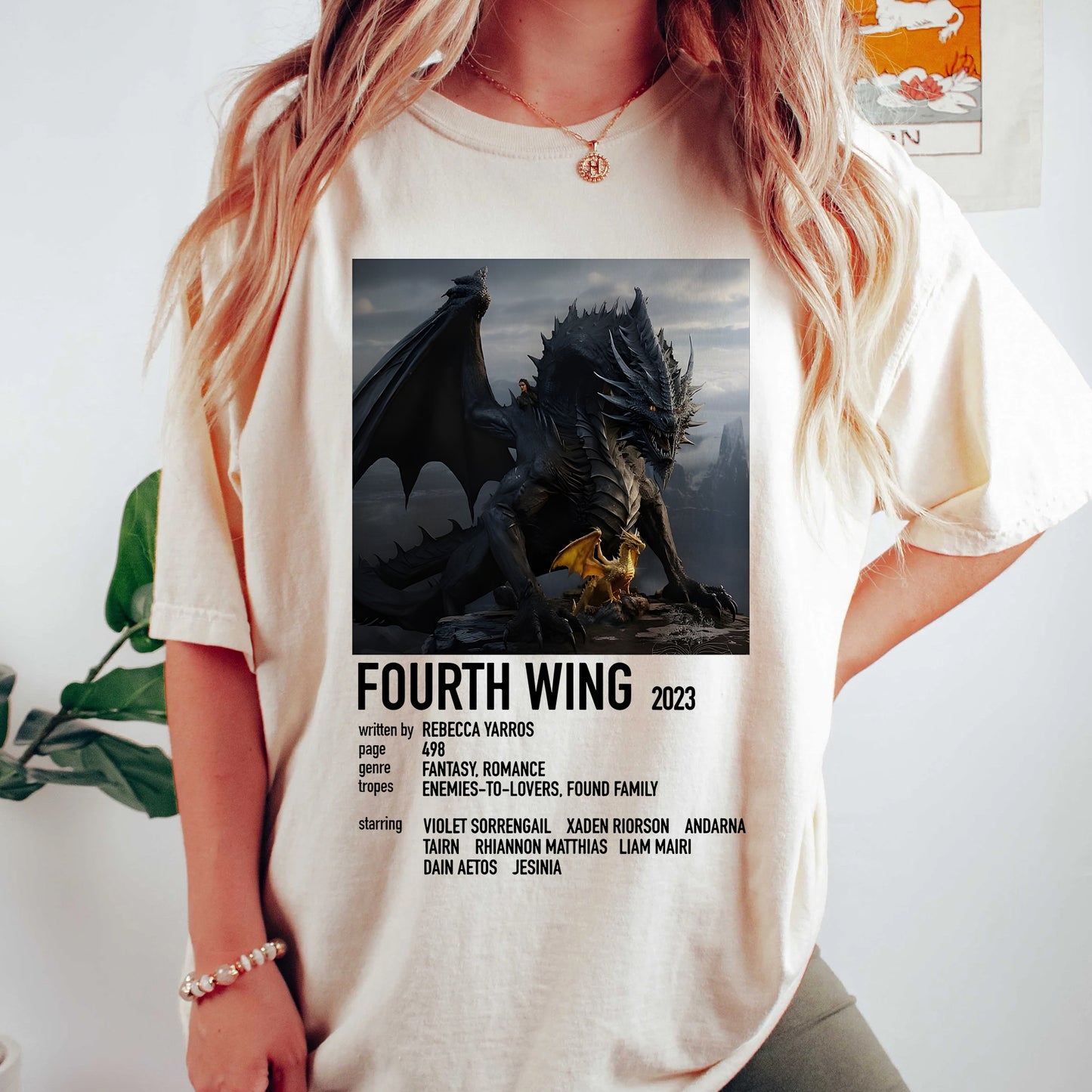 Fourth Wing Poster T-Shirt