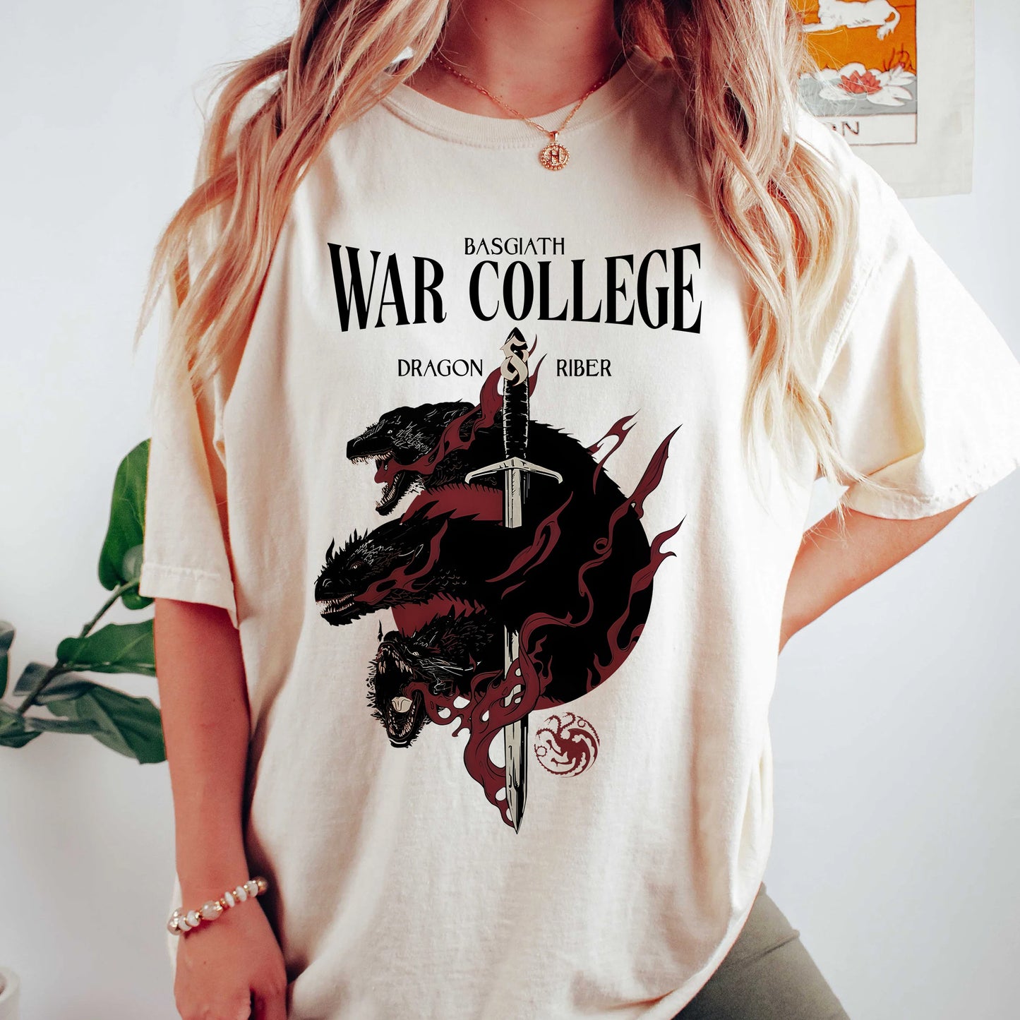Basgiath War College T-Shirt | Fourth Wing Dragon Rider Tee