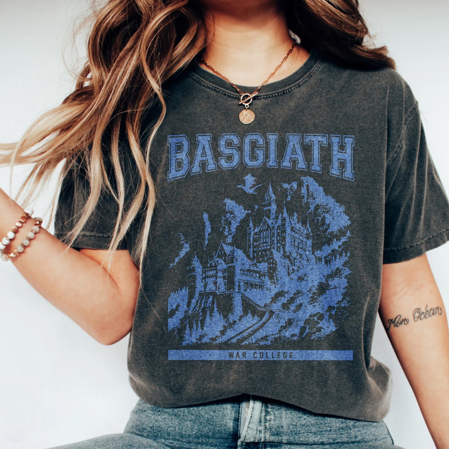 Basgiath War College T-Shirt | Fourth Wing Dragon Rider Tee