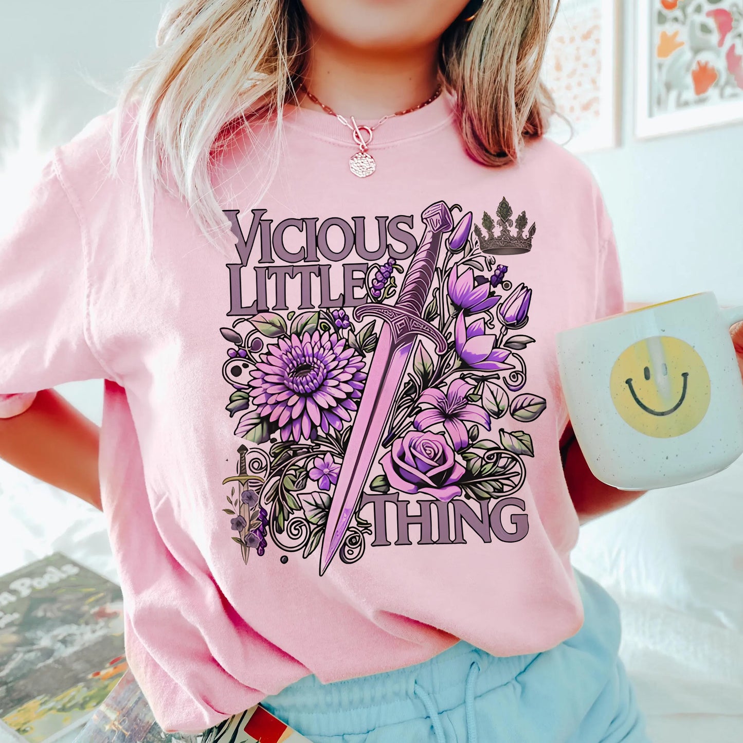 Vicious but Pretty Tee – Dark Fantasy Comfort Shirt