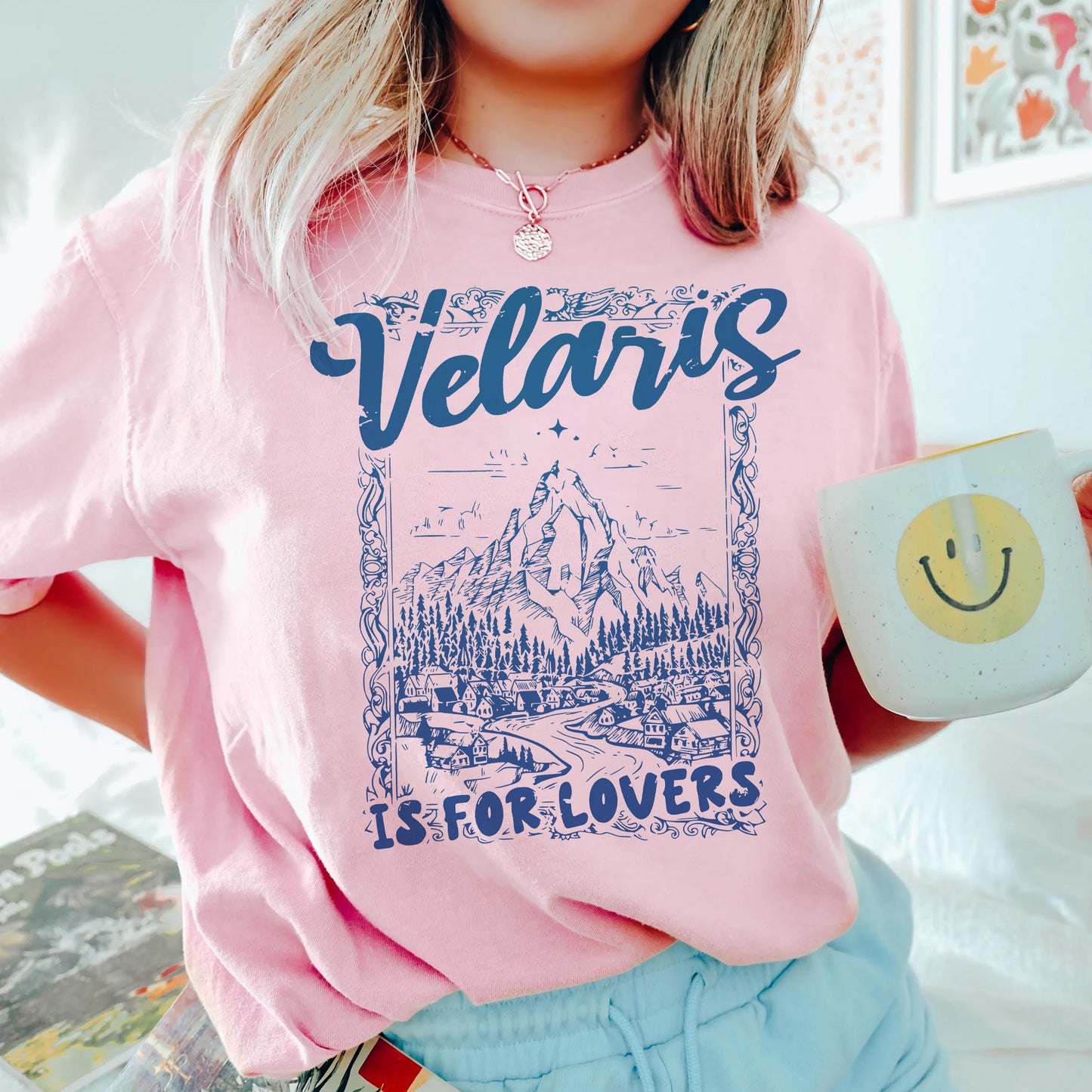 Velaris Comfort Colors T-Shirt – Bookish Fantasy Graphic Tee