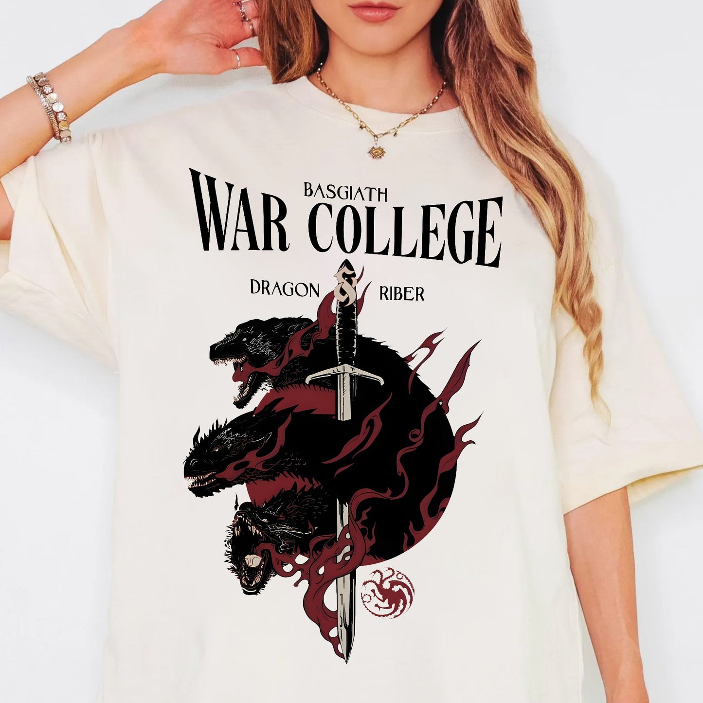 Basgiath War College T-Shirt | Fourth Wing Dragon Rider Tee