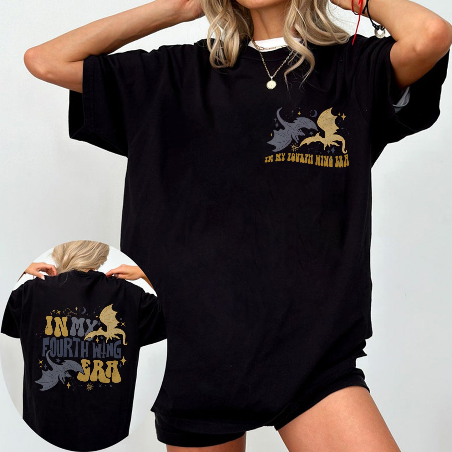 Fourth Wing Era Comfort Colors T-Shirt – Dragon Fantasy Reader Tee