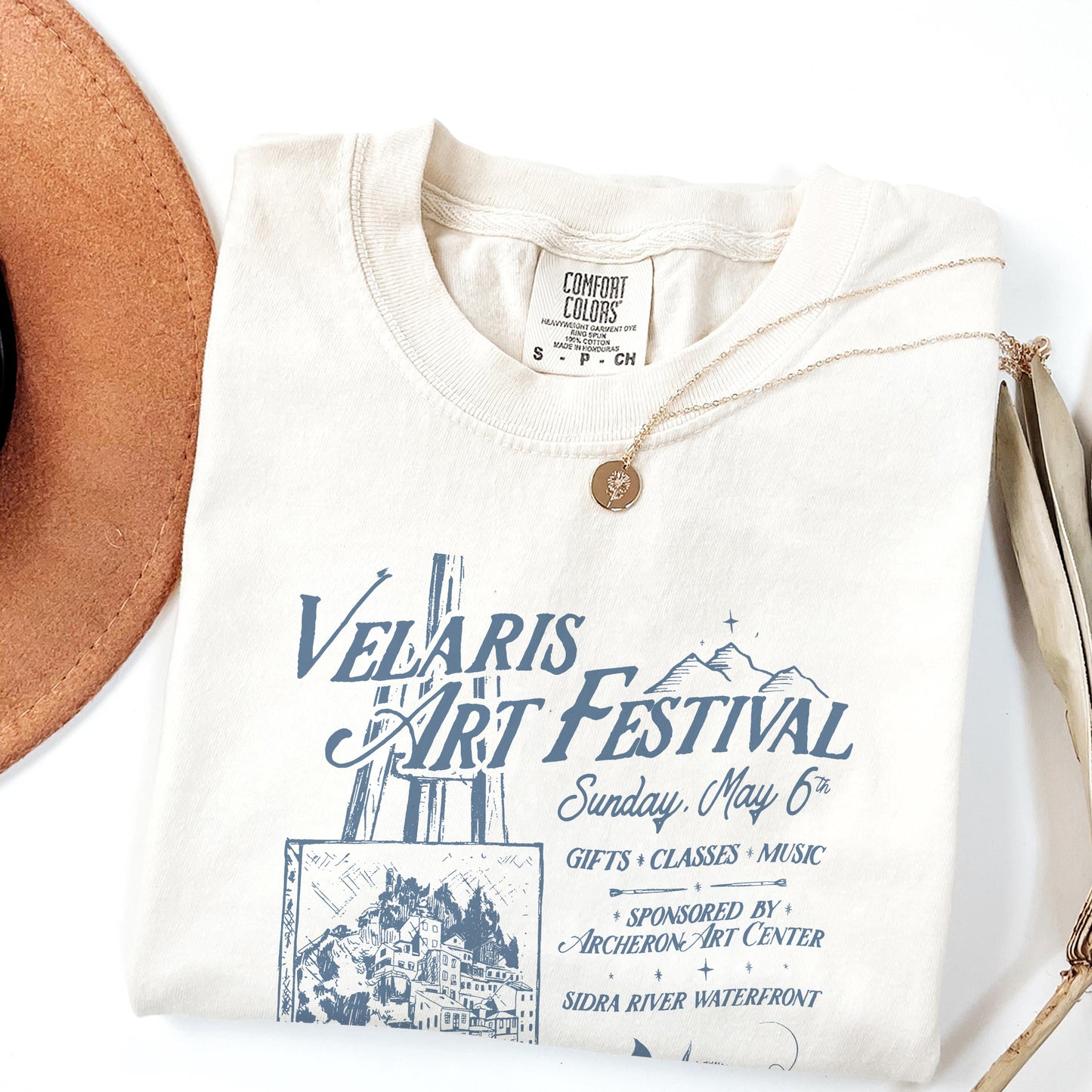 Velaris Art Festival Comfort Colors T-Shirt – ACOTAR Inspired