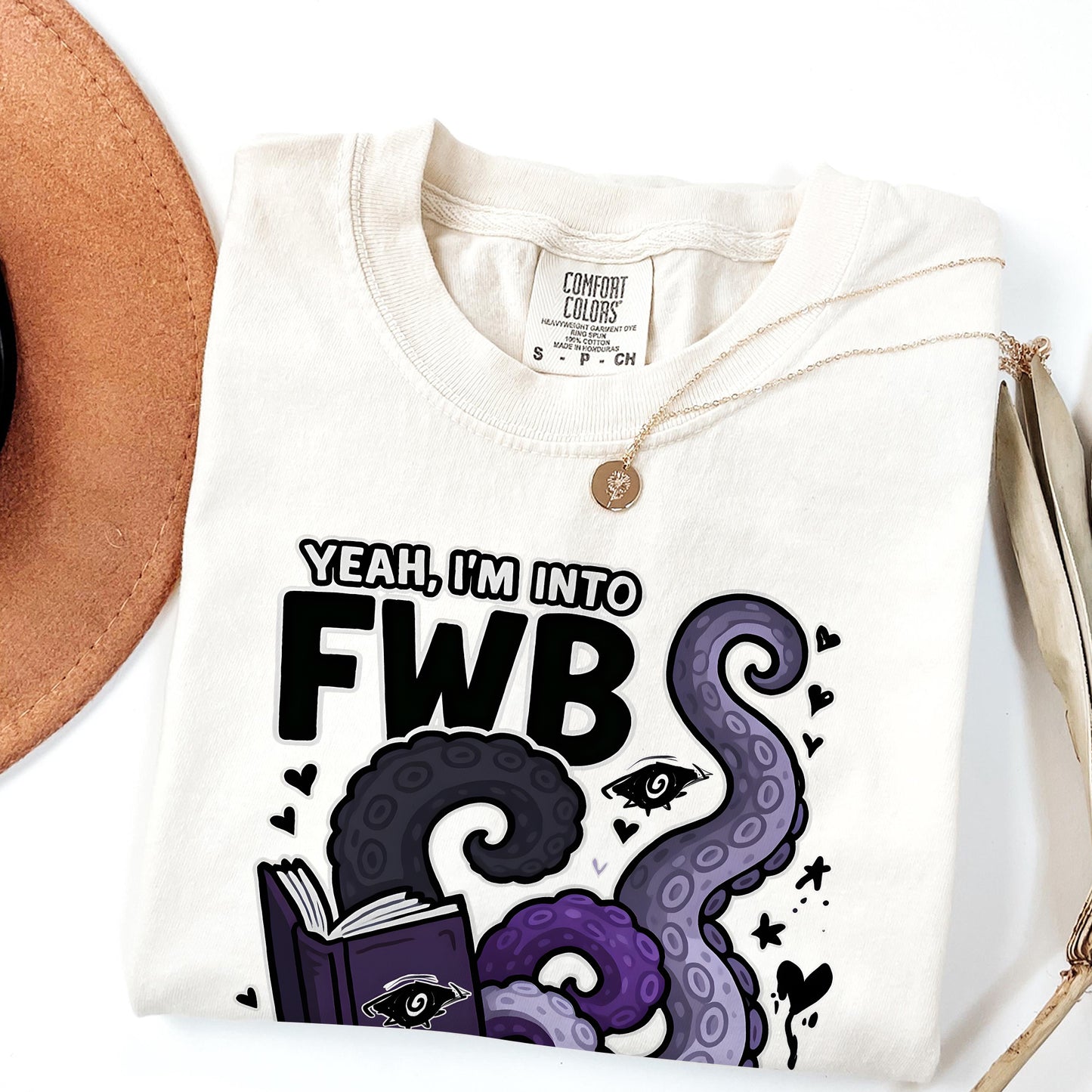 Freaky With Books Comfort Colors Graphic Tee