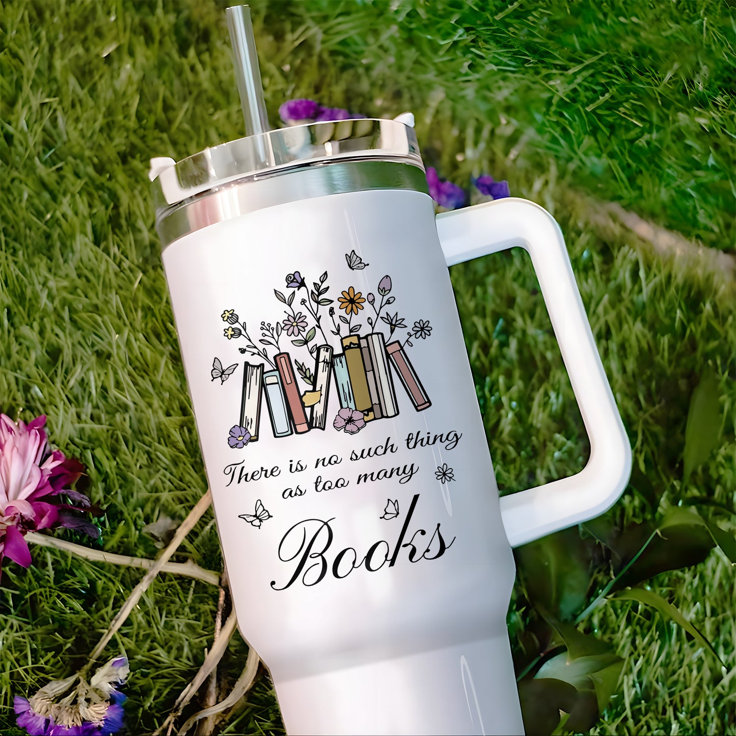 Too Many Books Bookish Tumbler