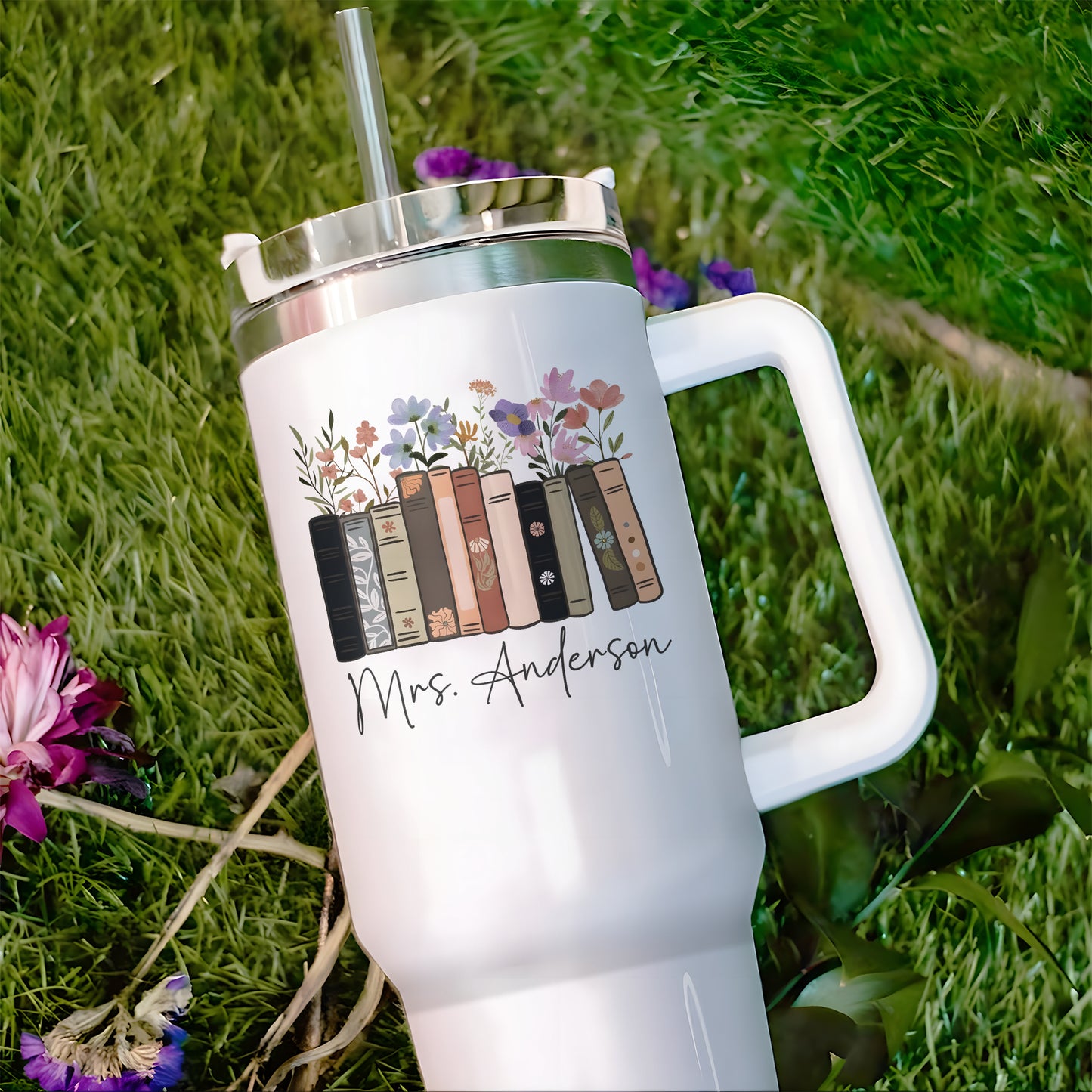 Custom Name Bookish Tumbler
