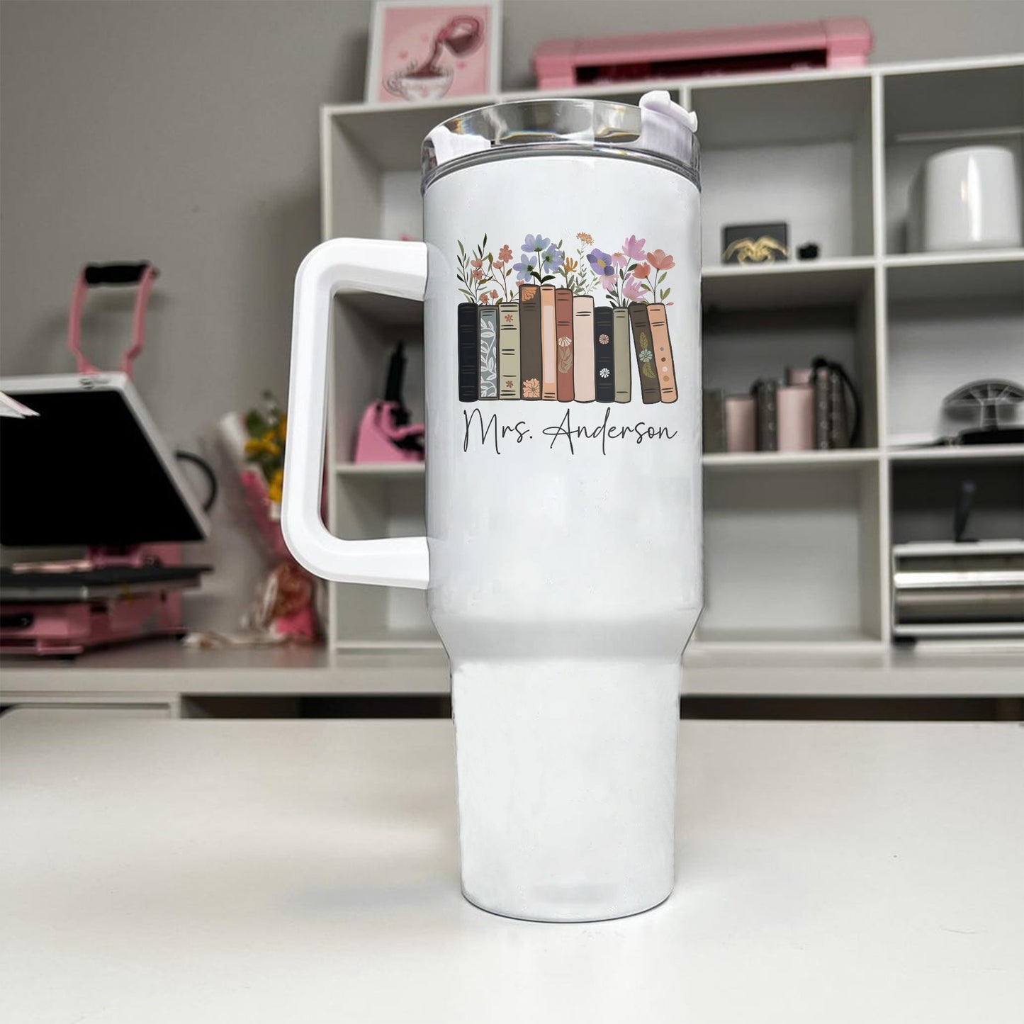 Custom Name Bookish Tumbler