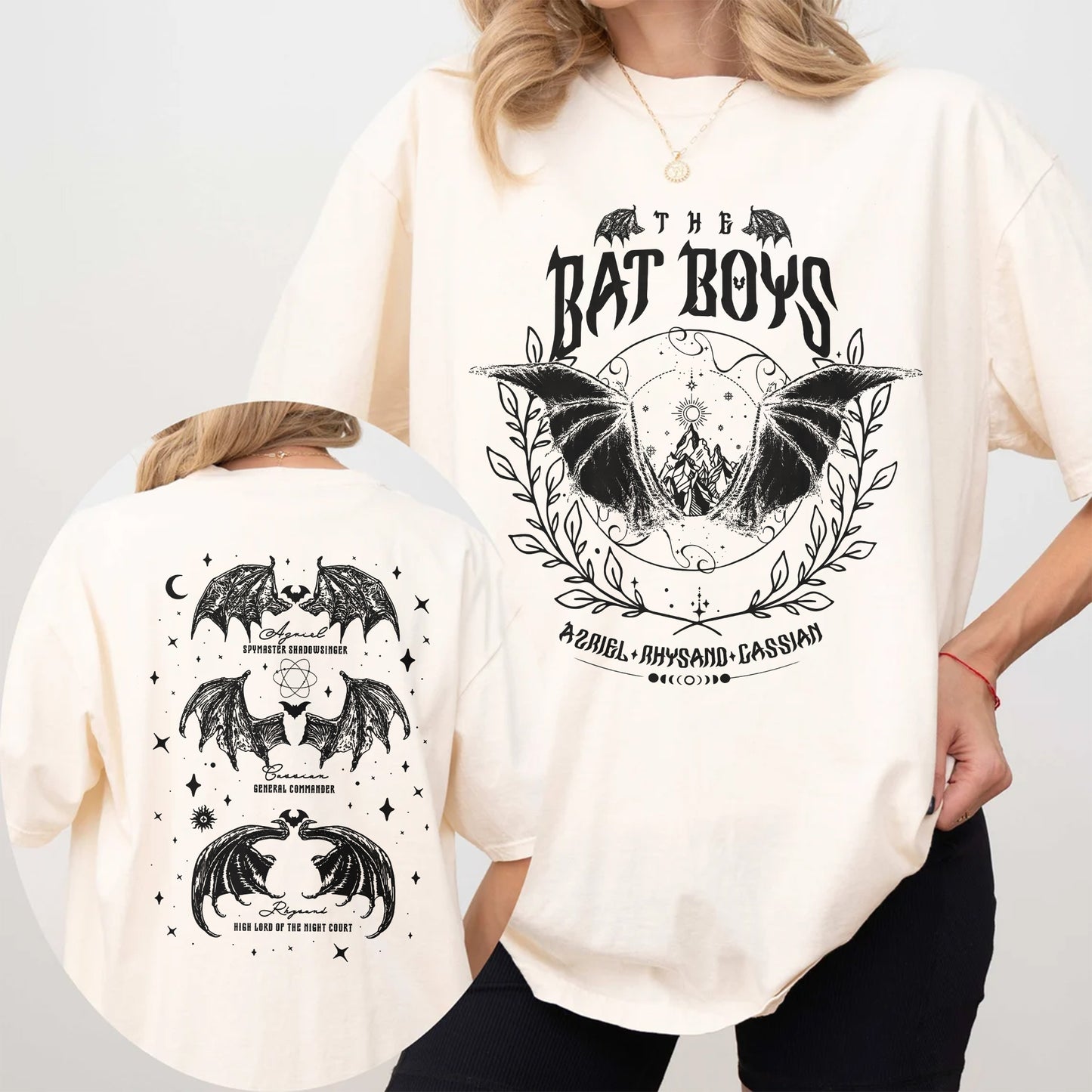 The Bat Boys Comfort Colors T-Shirt โ Night Court Winged Warriors Tee