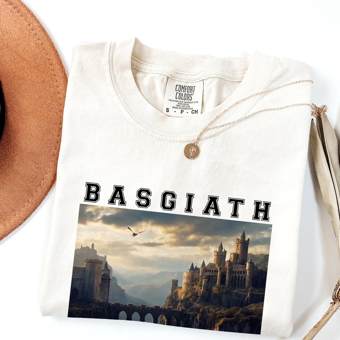 Basgiath War College T-Shirt | Fourth Wing Fantasy Tee