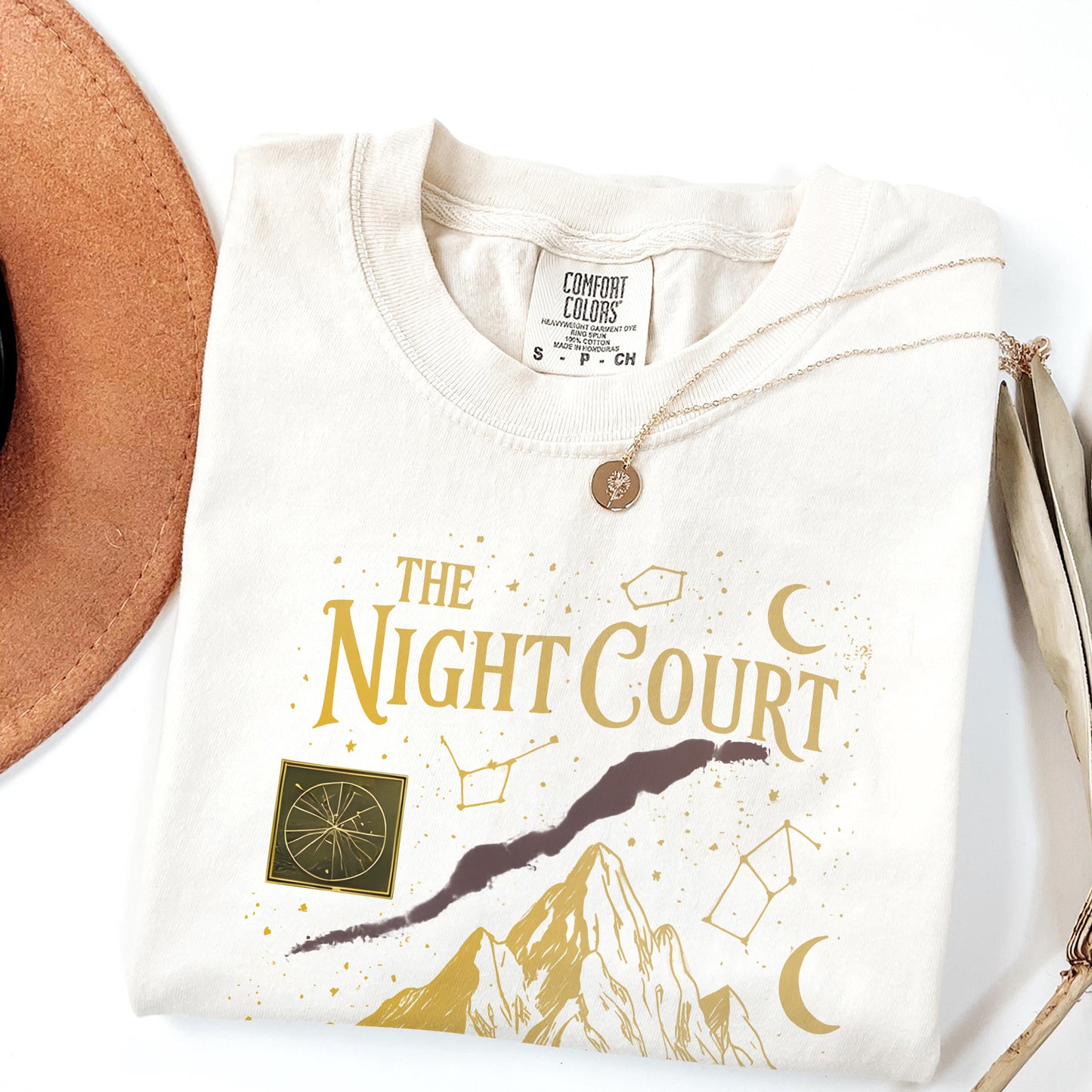 Night Court Comfort Colors T-Shirt – To the Stars ACOTAR Graphic Tee