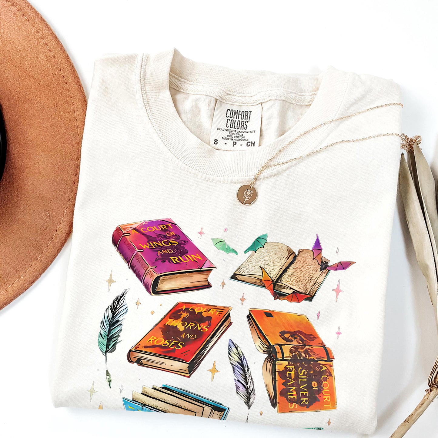 ACOTAR Series Comfort Colors T-Shirt – Book Lover Fantasy Graphic Tee