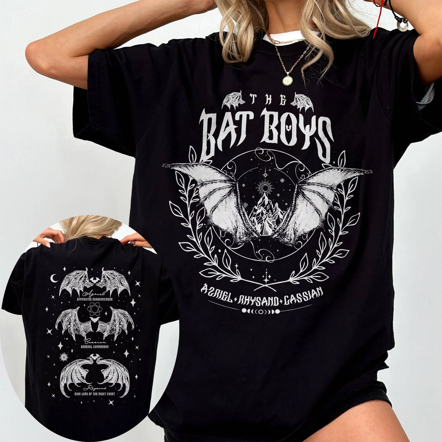 The Bat Boys Comfort Colors T-Shirt โ Night Court Winged Warriors Tee