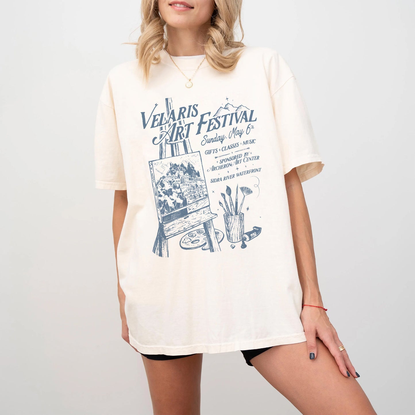 Velaris Art Festival Comfort Colors T-Shirt – ACOTAR Inspired
