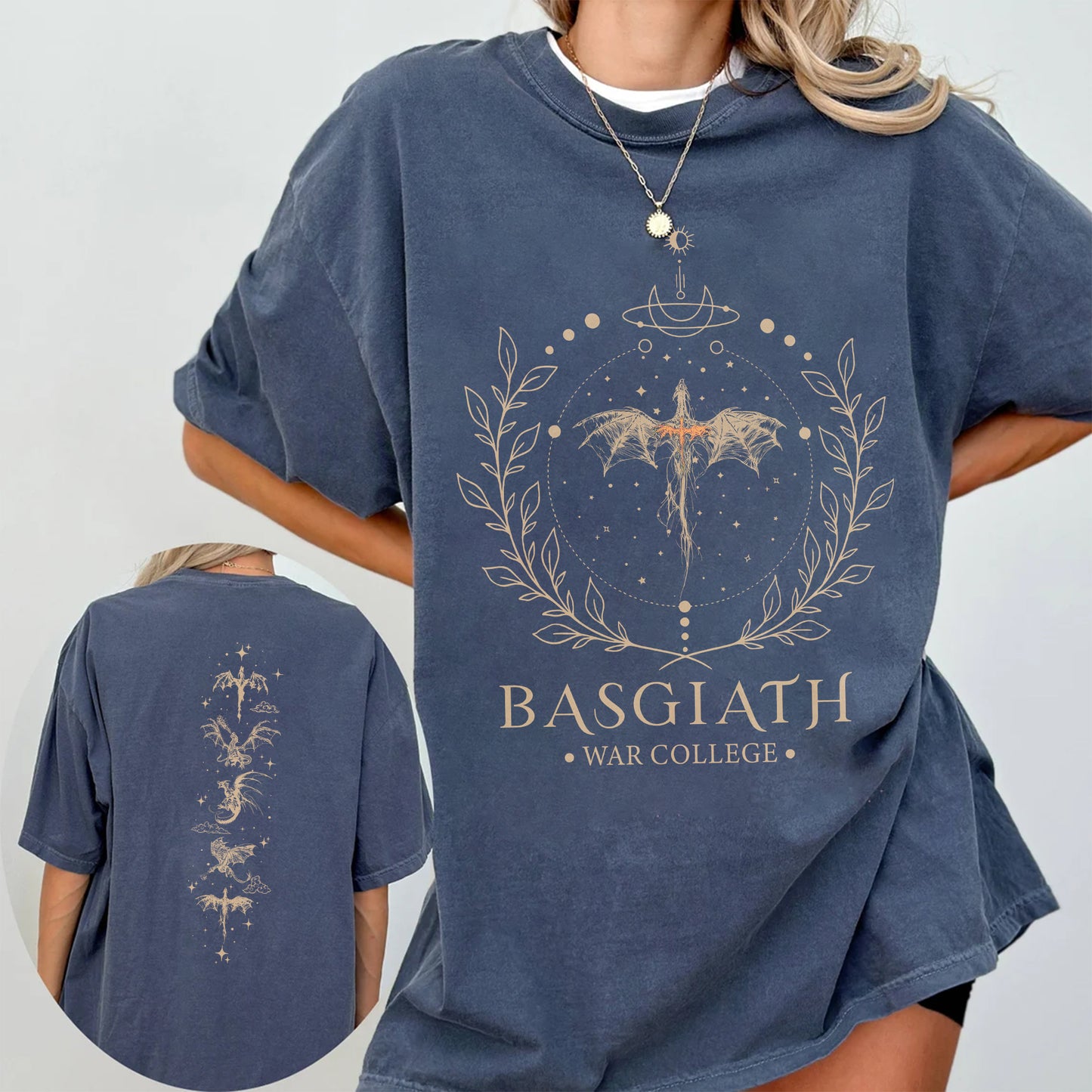 Basgiath War College T-Shirt | Fourth Wing Fantasy Tee