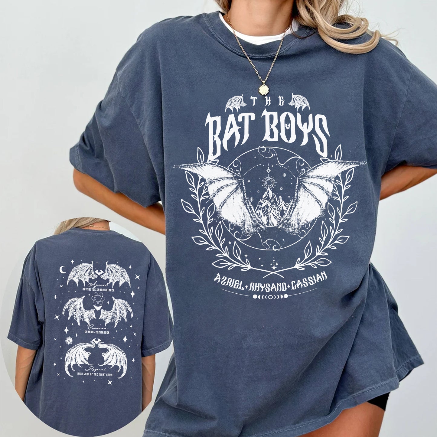 The Bat Boys Comfort Colors T-Shirt โ Night Court Winged Warriors Tee