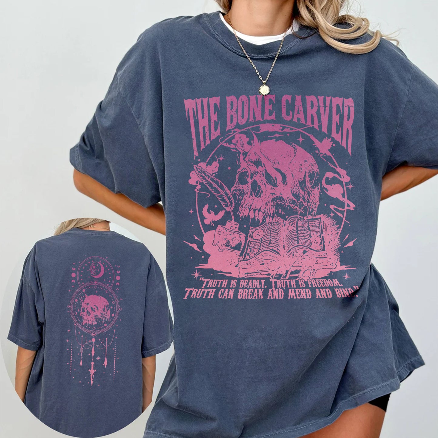 The Bone Carver Comfort Colors T-Shirt – ACOTAR Dark Truth Edition
