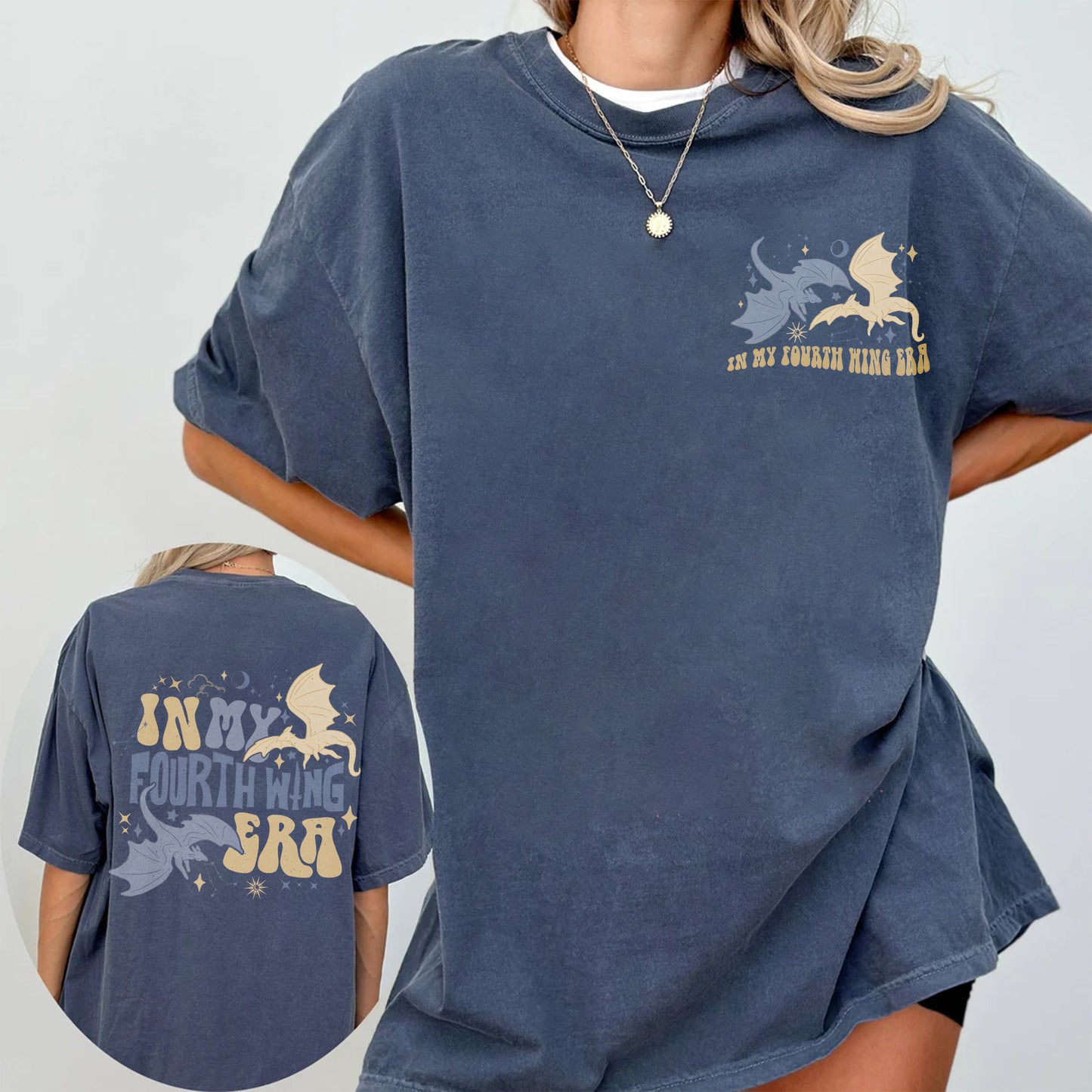 Fourth Wing Era Comfort Colors T-Shirt – Dragon Fantasy Reader Tee
