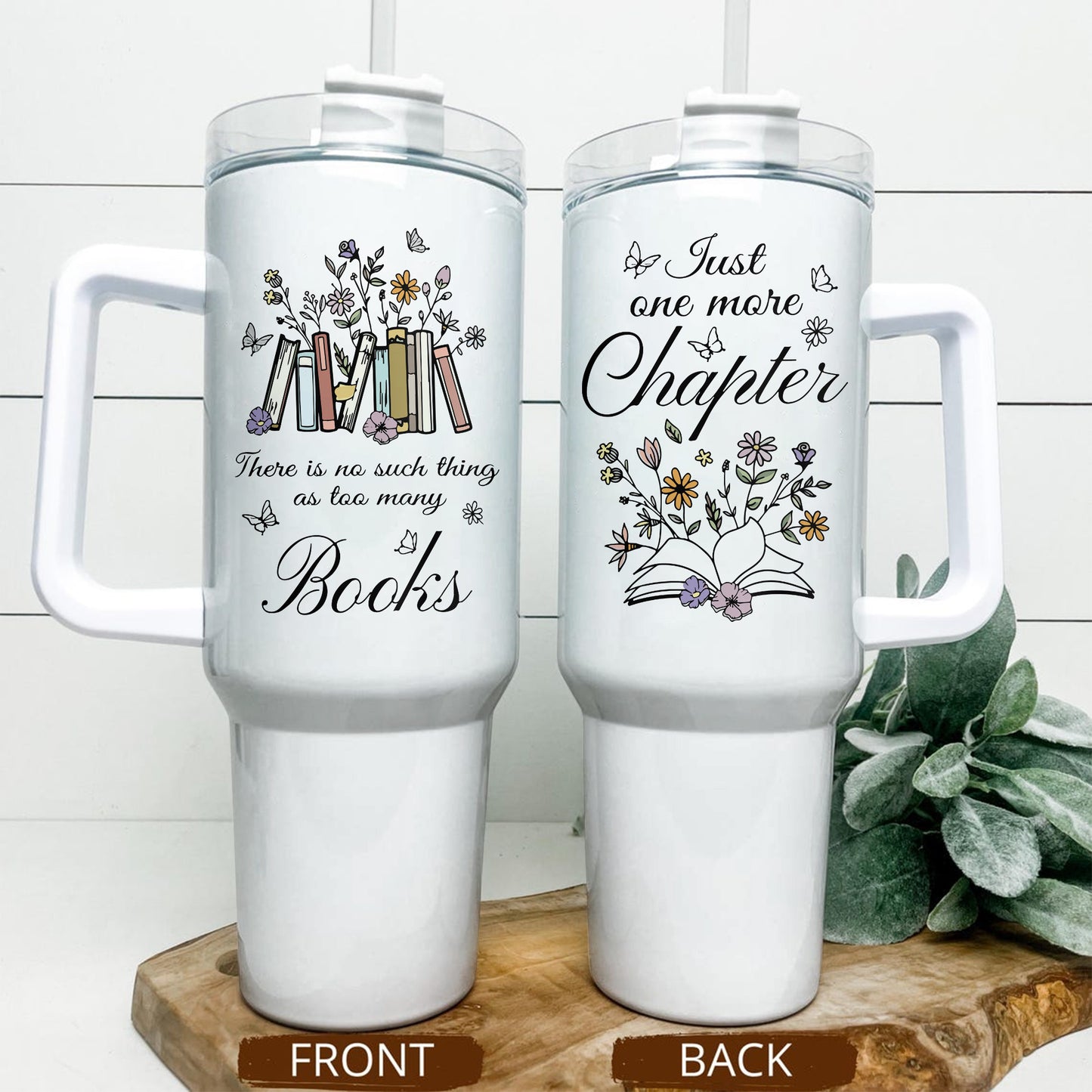Too Many Books Bookish Tumbler