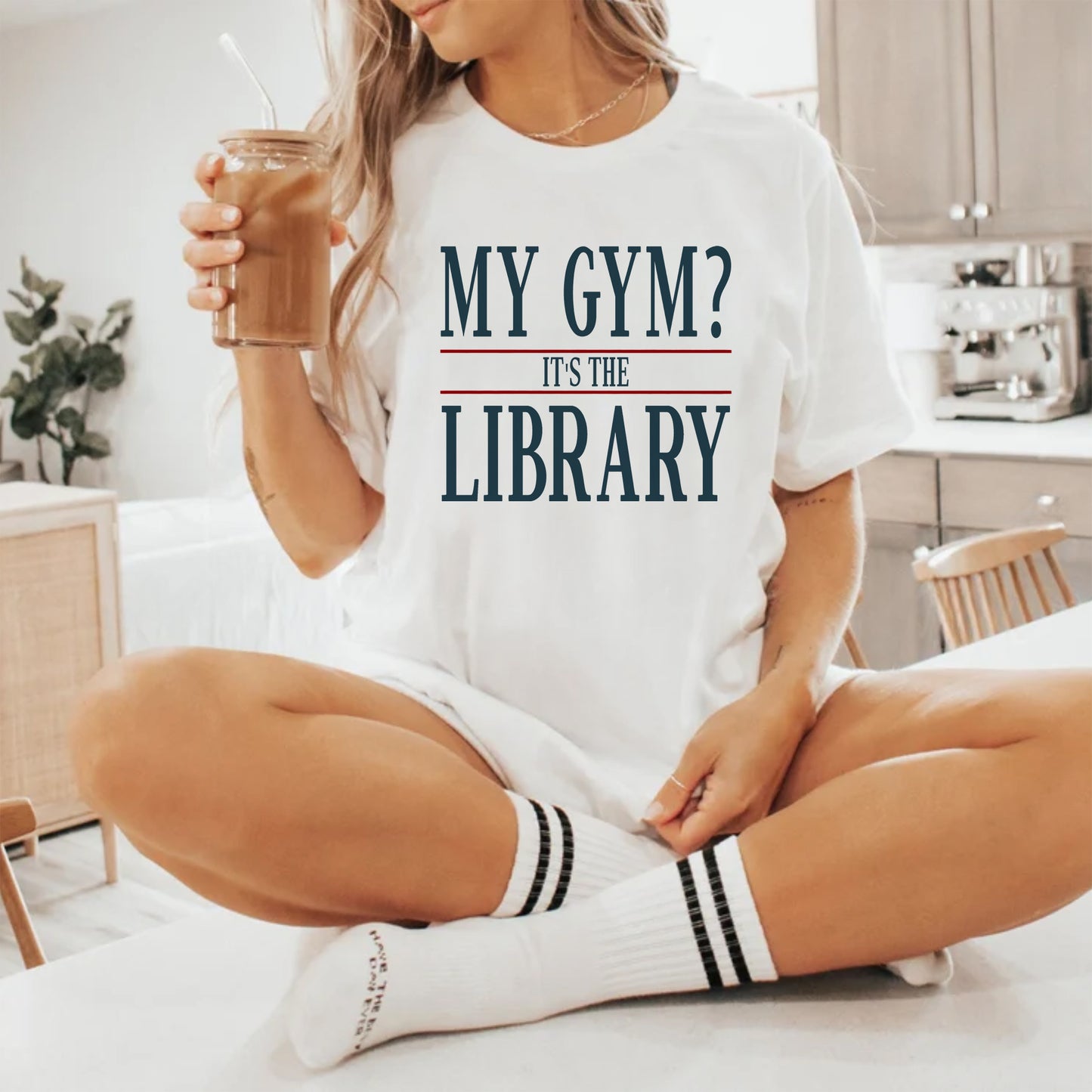 Library Is My Gym Comfort Colors T-Shirt