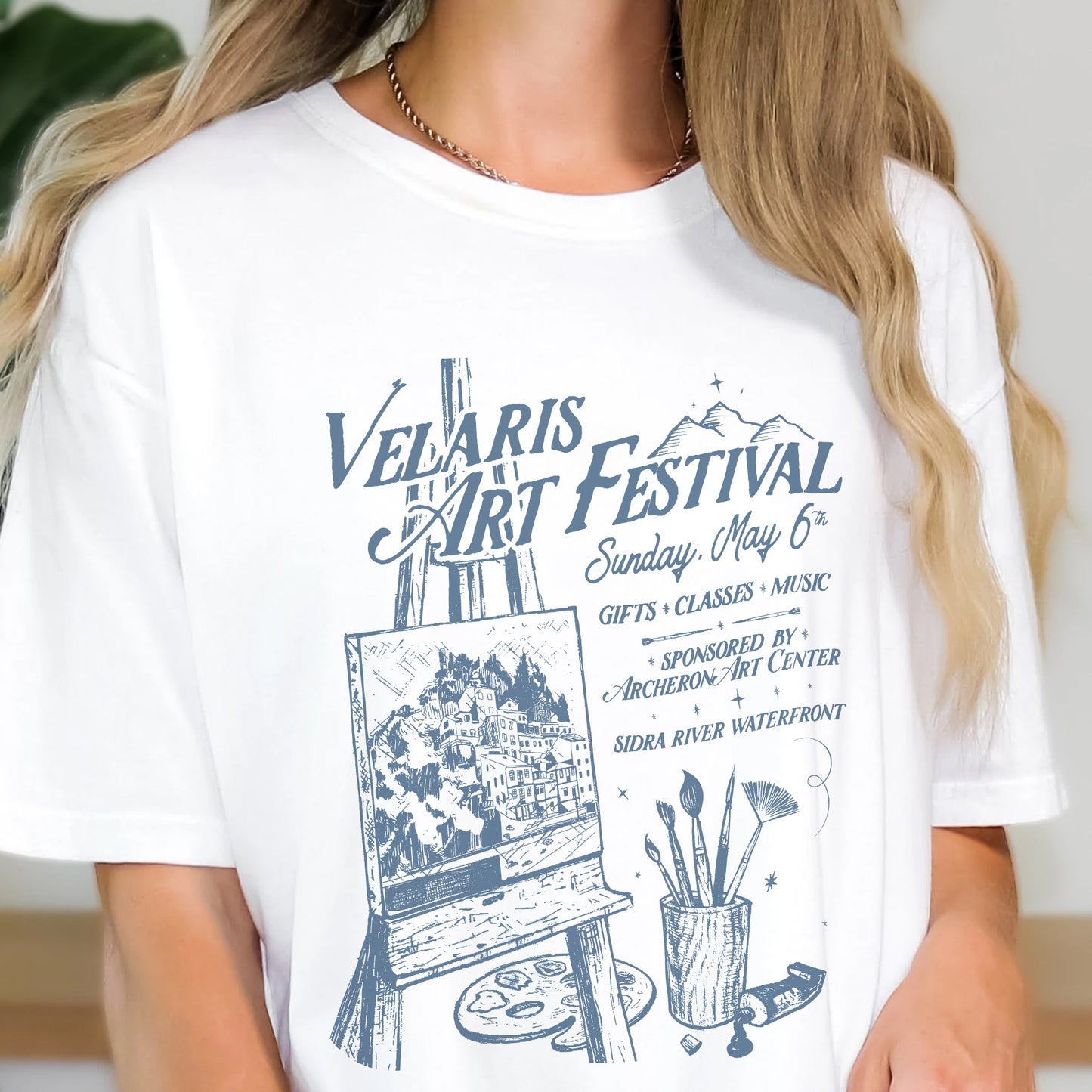 Velaris Art Festival Comfort Colors T-Shirt – ACOTAR Inspired