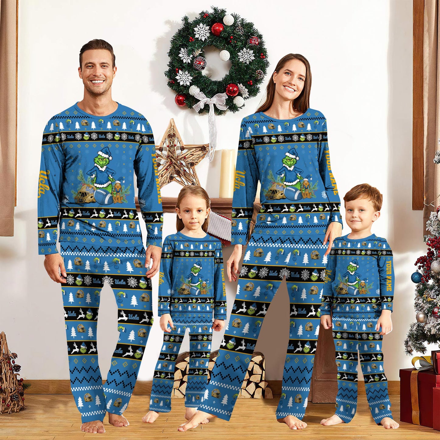 UCLA Bruins Pajamas Set Custom Your Name 2026 Versions, Christmas Gift EHIVM-53308