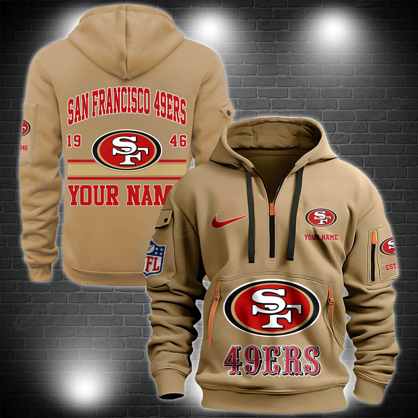 San Francisco 49ers Hoodie Shirt Custom Your Name 2025 Versions, Sport Hoodie Shirt EHIVM-57971