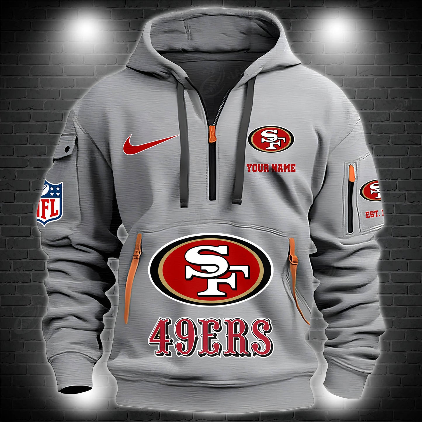 San Francisco 49ers Hoodie Shirt Custom Your Name 2025 Versions, Sport Hoodie Shirt EHIVM-57971
