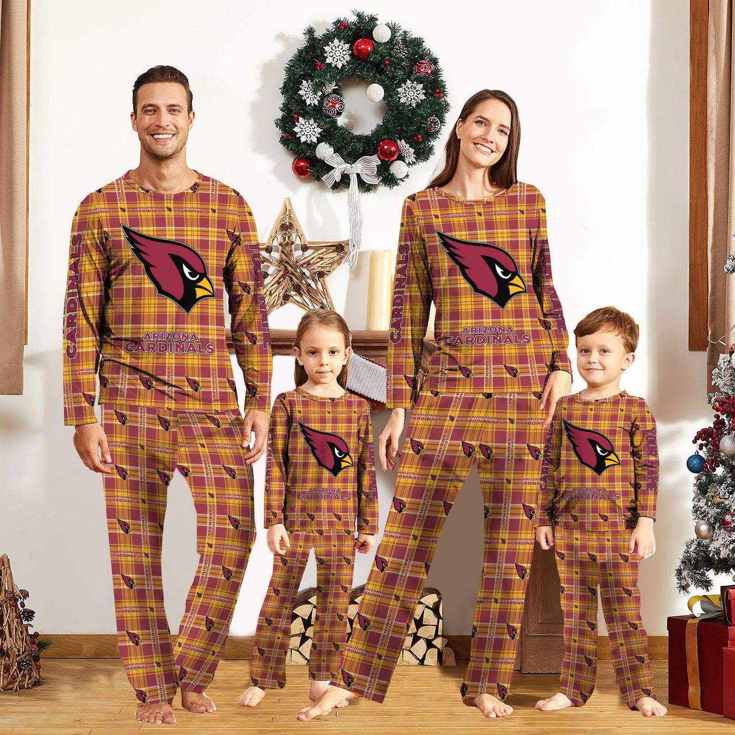 Arizona Cardinals Pajamas Custom Your Name 2026 Versions, Christmas Gift EHIVM-62587