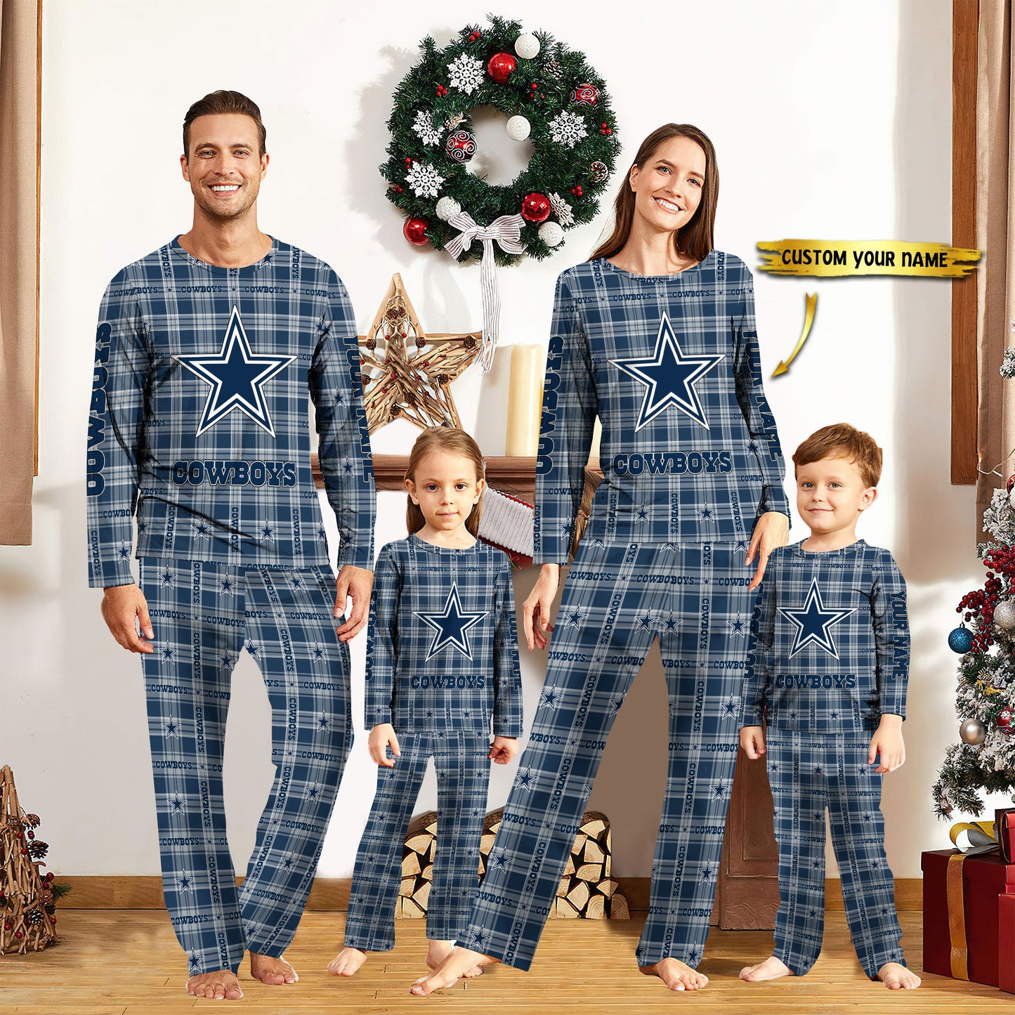 Dallas Cowboys Pajamas Custom Your Name 2026 Versions, Christmas Gift EHIVM-62587