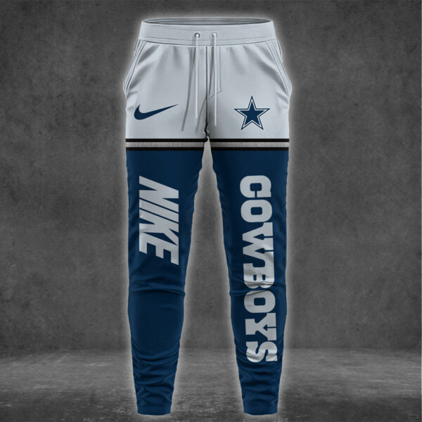 Dallas Cowboys Combo Hoodie And Sweatpants Custom Name, Gift For Sport EHIVM-62743