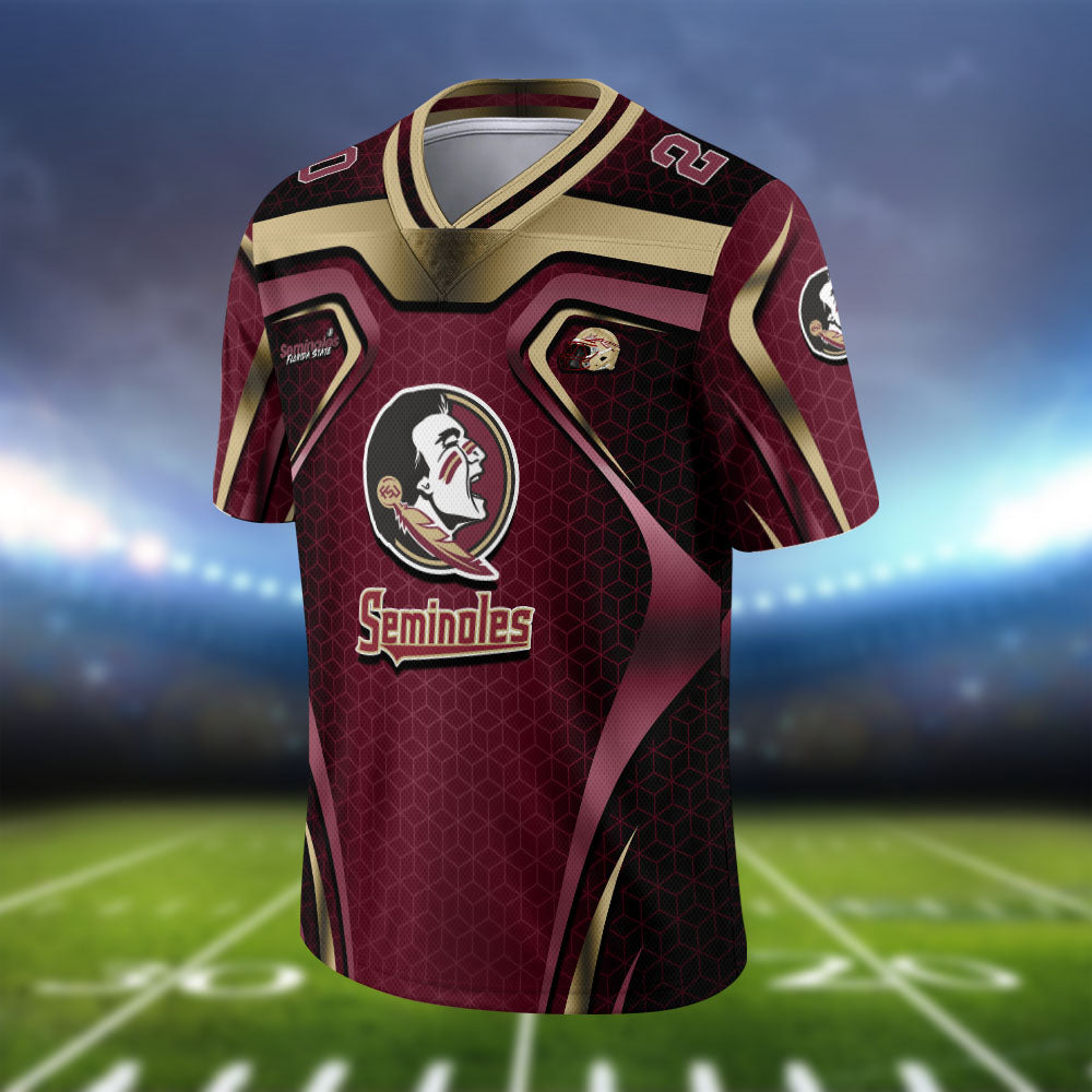 Florida State Seminoles Vneck Football Jersey Personalized Your Name And Number, Football Jersey For Football Lovers ETHY-0102275