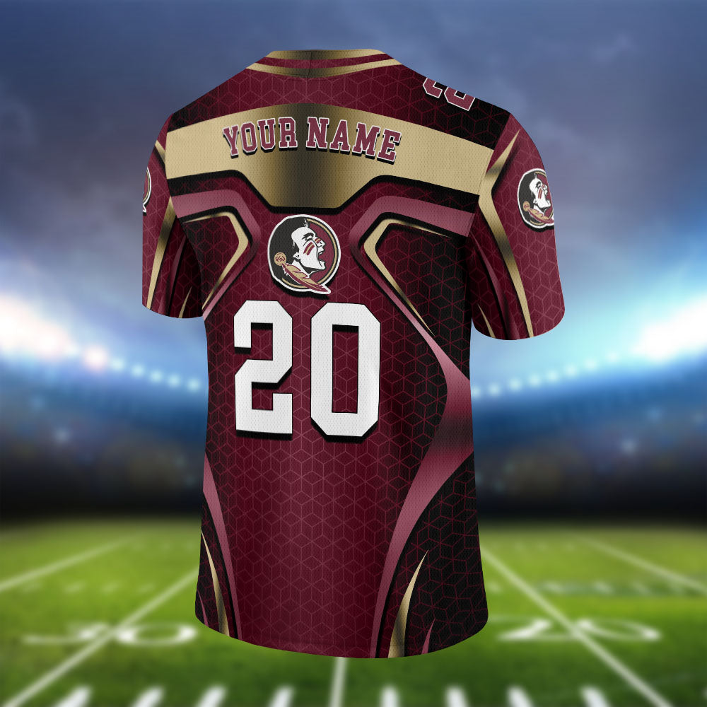 Florida State Seminoles Vneck Football Jersey Personalized Your Name And Number, Football Jersey For Football Lovers ETHY-0102275