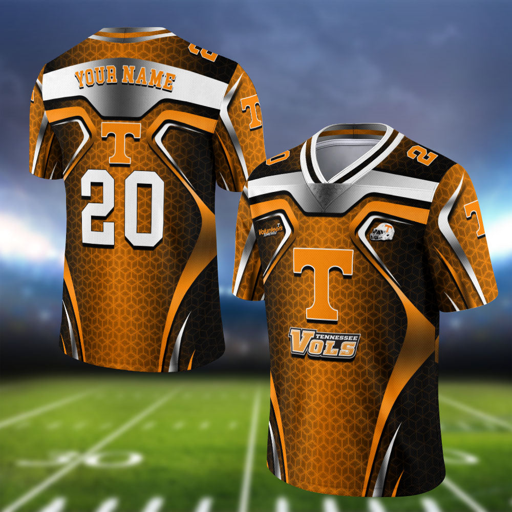 Tennessee Volunteers Vneck Football Jersey Personalized Your Name And Number, Football Jersey For Football Lovers ETHY-0102275