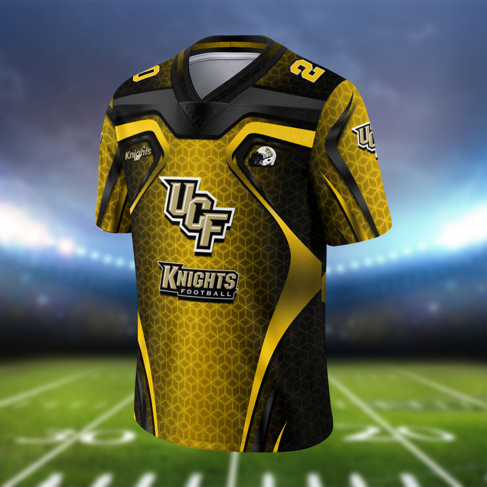 UCF Knights Vneck Football Jersey Personalized Your Name And Number, Football Jersey For Football Lovers ETHY-0102275