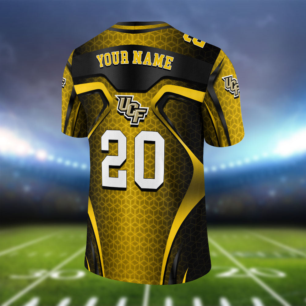 UCF Knights Vneck Football Jersey Personalized Your Name And Number, Football Jersey For Football Lovers ETHY-0102275