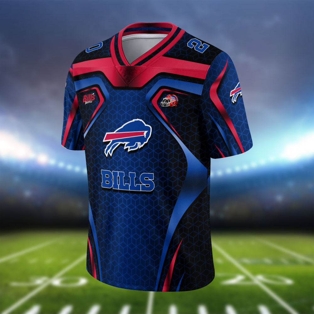 Buffalo Bills Vneck Football Jersey Personalized Your Name And Number, Football Jersey For Football Lovers ETHY-0102275