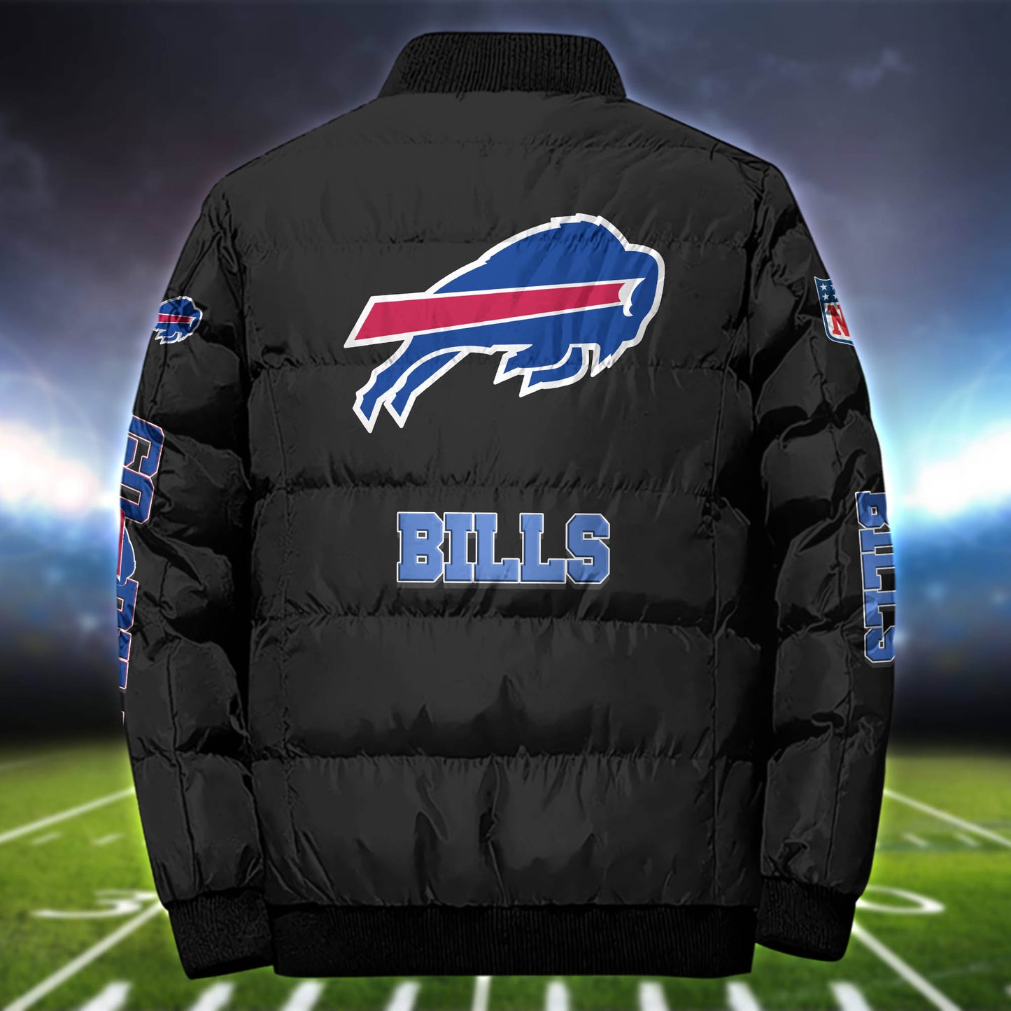 Buffalo Bills Puffer Jacket Personalized Your Name, Gift For Sport Fans ETHY-52763