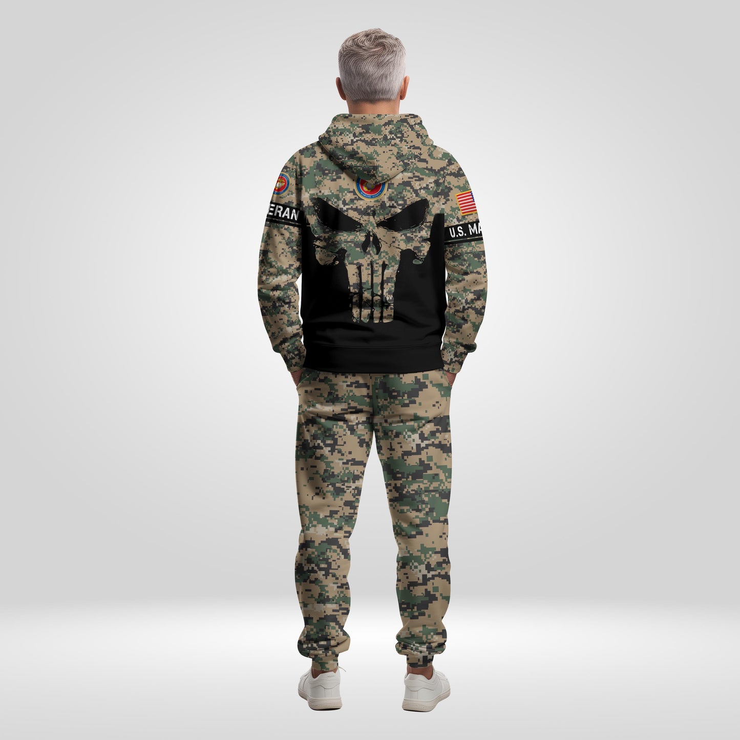 US Marine Corps Military US Military Veteran Camouflage Hoodie And Sweatpants, US Military Veteran Gifts, Gift For Veterans ETRG-07302965